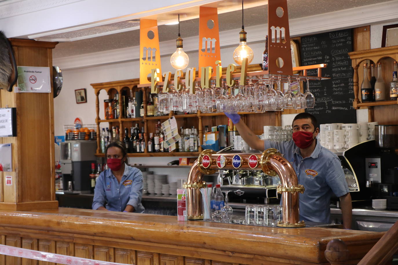 El restaurante ha abierto sus puertas con todas las medidas necesarias. 