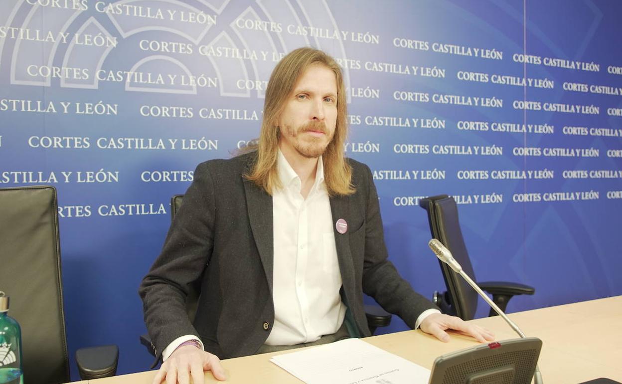 Pablo Fernández, secretario autonómico de Podemos.