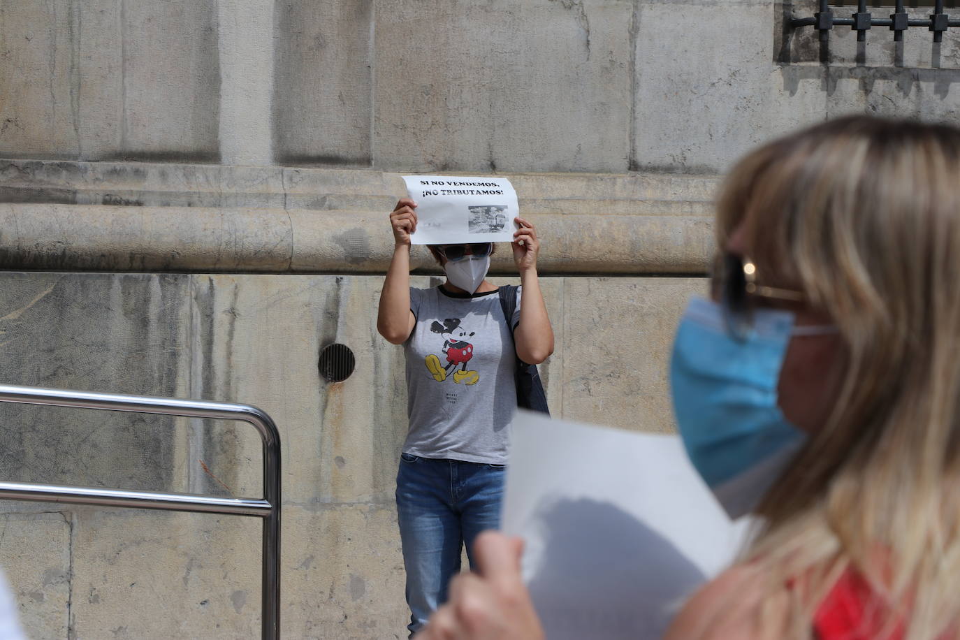 Fotos: Concentración de las agencias de viaje en León