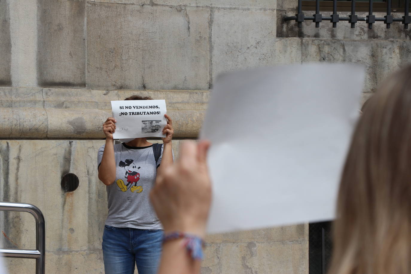 Fotos: Concentración de las agencias de viaje en León