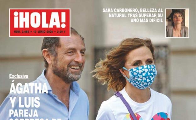 Portada del '¡Hola!', con Ágatha Ruiz de la Prada y su nuevo amigo.