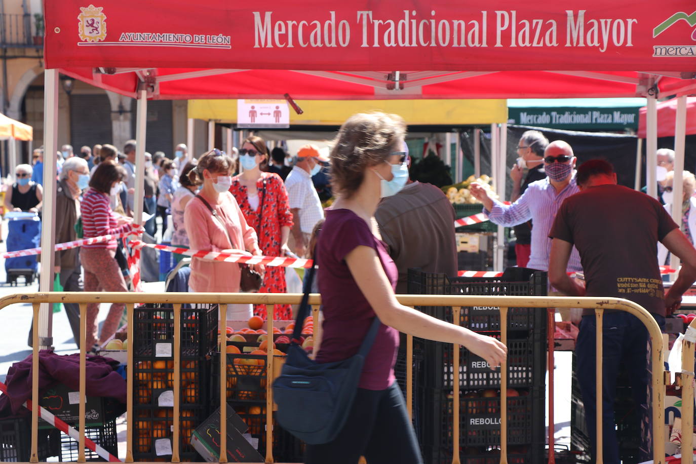 Fotos: Sábado de mercado en León