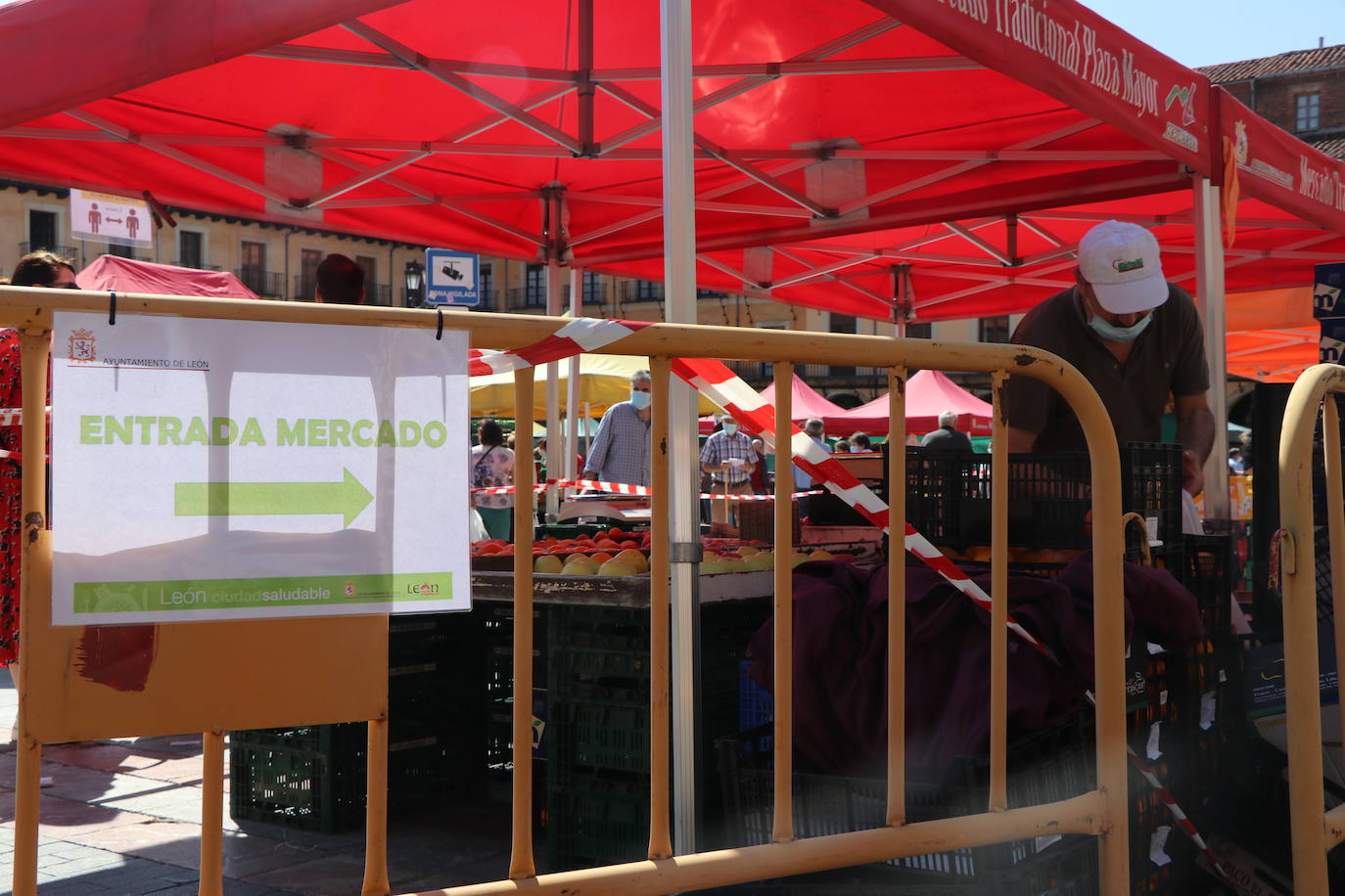 Fotos: Sábado de mercado en León