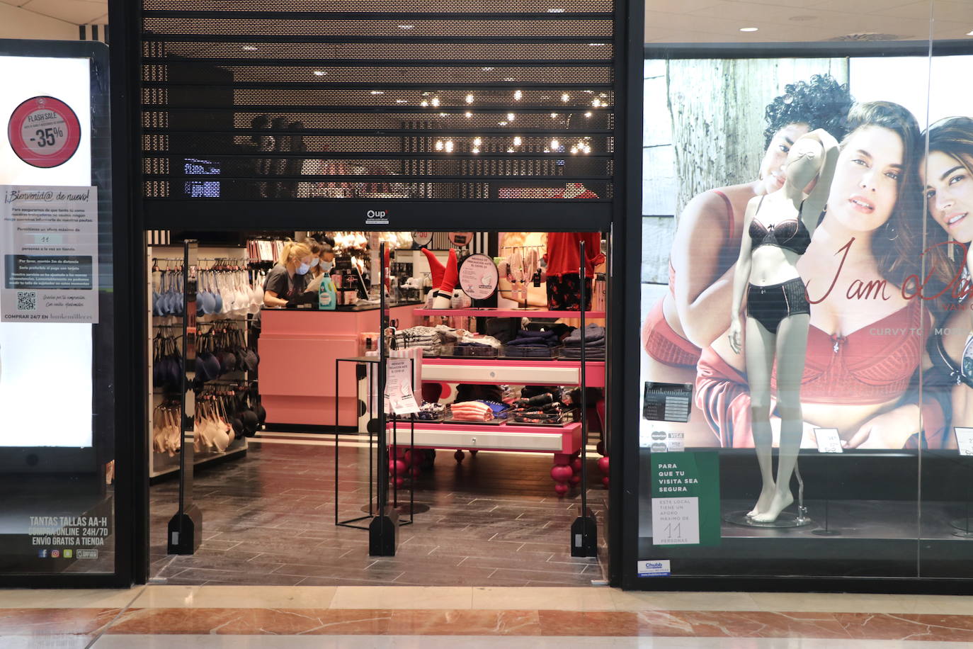 Espacio León ha preparado una serie de medidas de seguridad para un regreso protegidos a la actividad comercial.