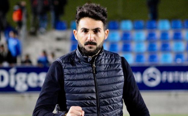 Guillermo Fernández Romo, en un partido con la UE Cornellá.