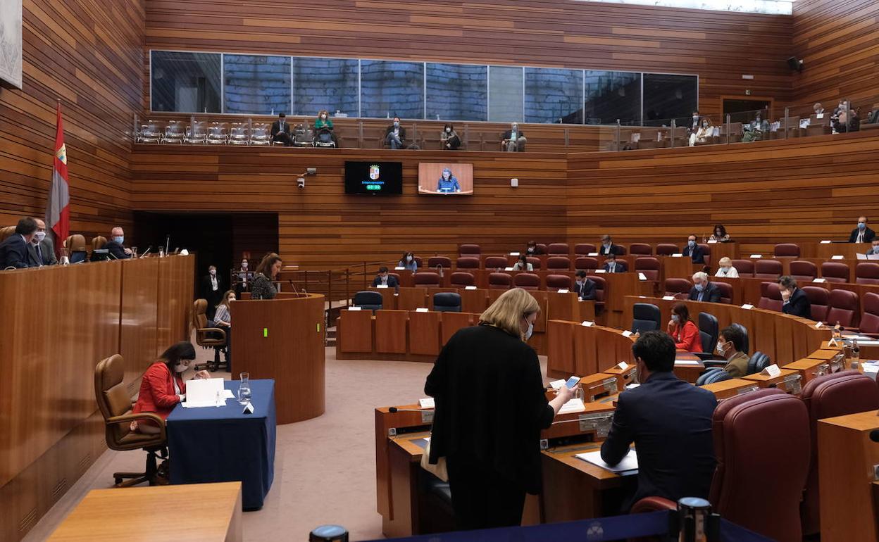 Segunda sesión del pleno de las Cortes de Castilla y León