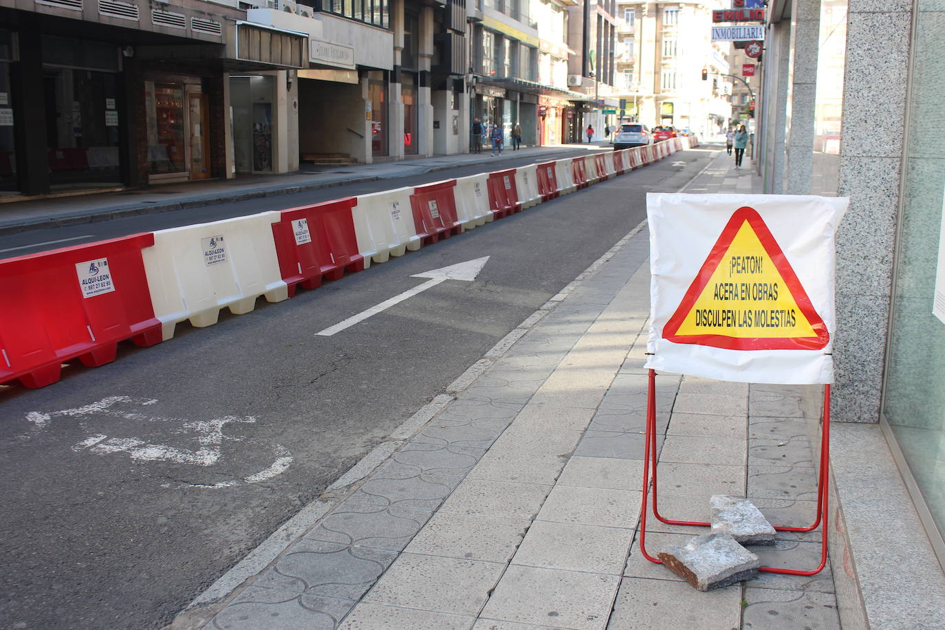 Publicidad en un escaparate. 