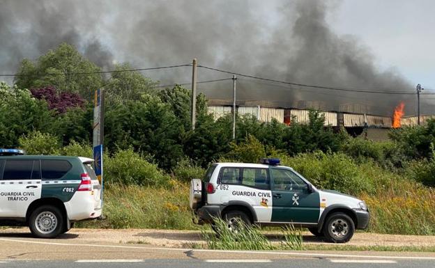 Galería. Imagen del lugar en el que se ha producido el incendio. 