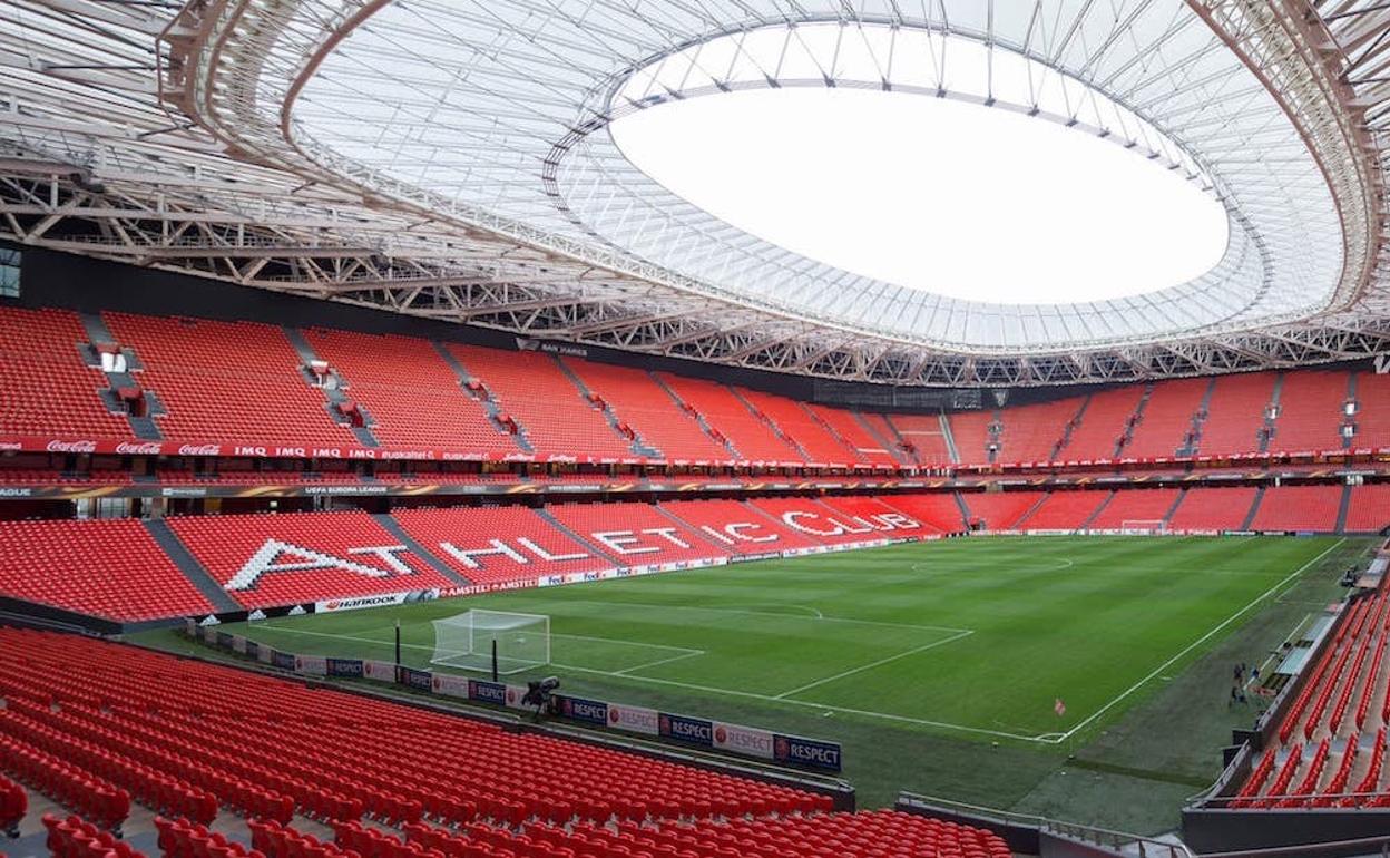 Imagen del estadio de San Mamés, una de las 12 sedes de la Eurocopa.