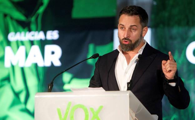 Santiago Abascal, presidente de Vox. 