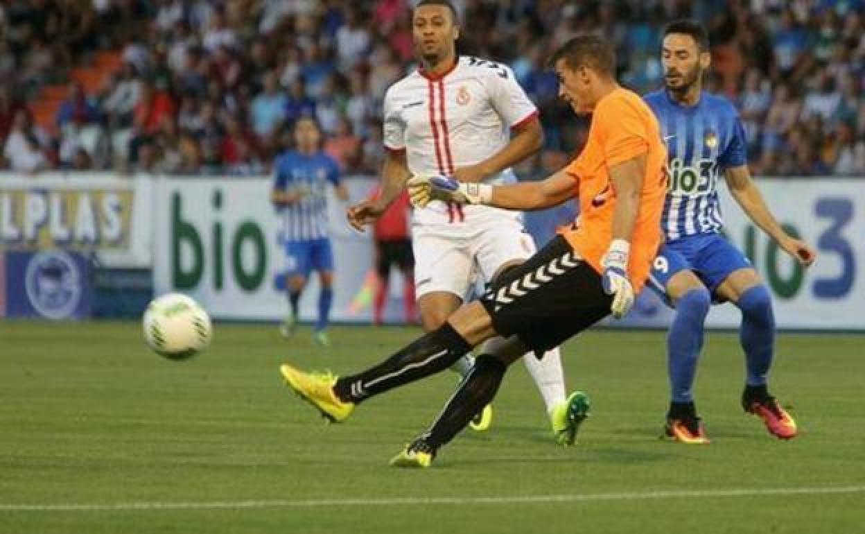 Leandro ascendió con la Cultural y con el Mallorca el verano pasado. 