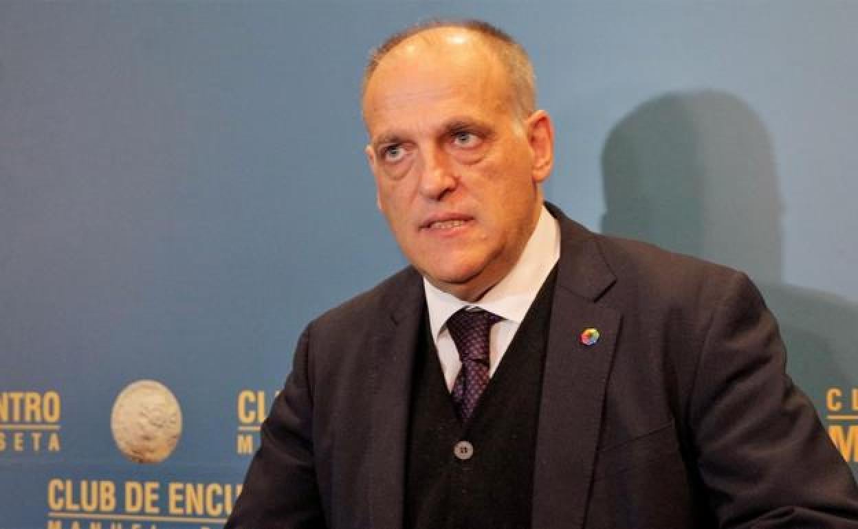 Javier Tebas, presidente de LaLiga. 