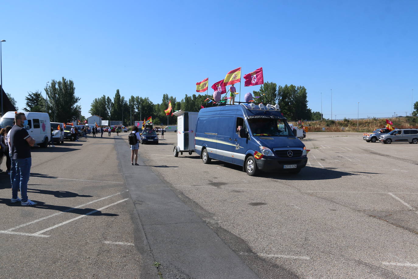 Fotos: Los feriantes leoneses salen a la calle para reclamar medidas
