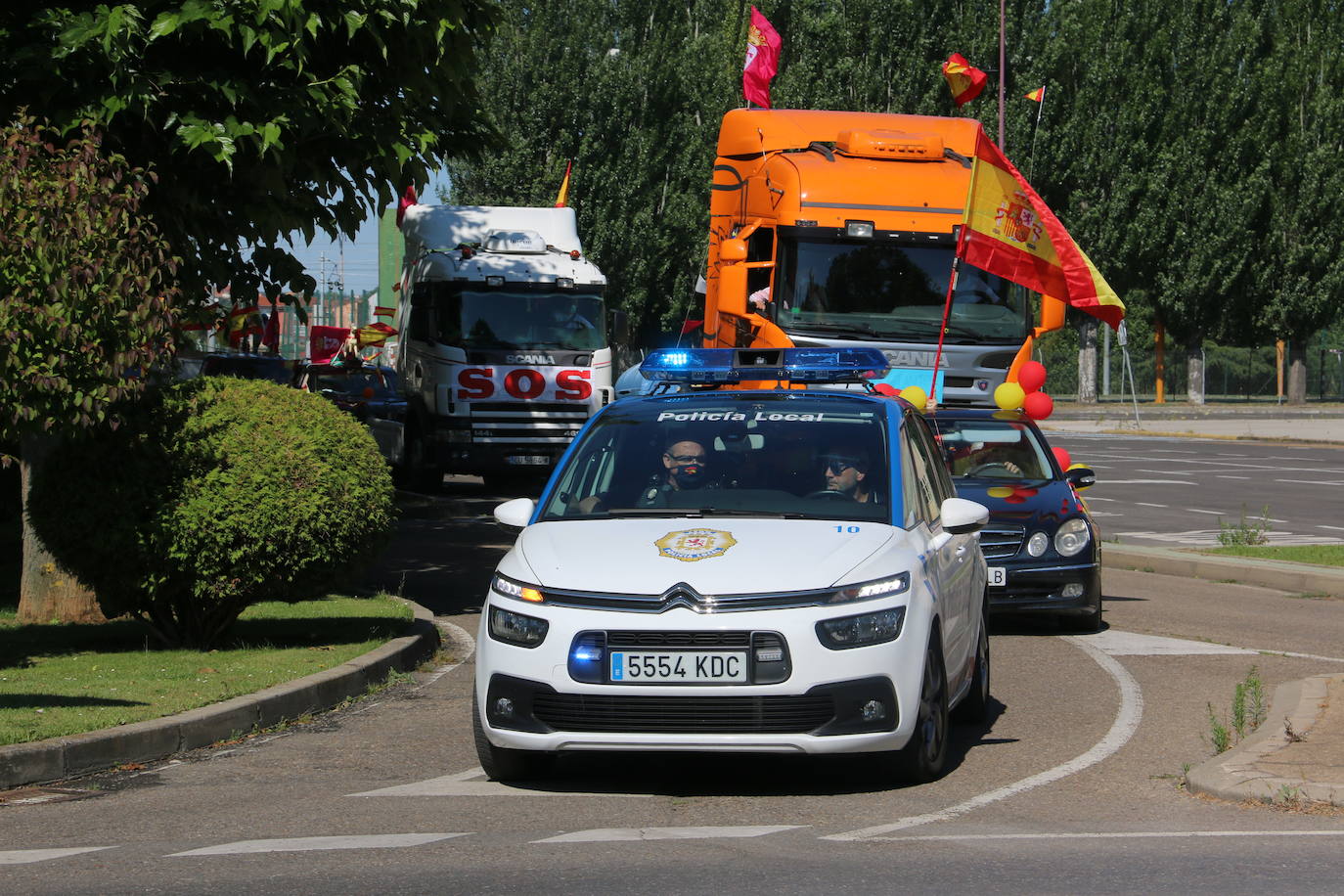 Fotos: Los feriantes leoneses salen a la calle para reclamar medidas