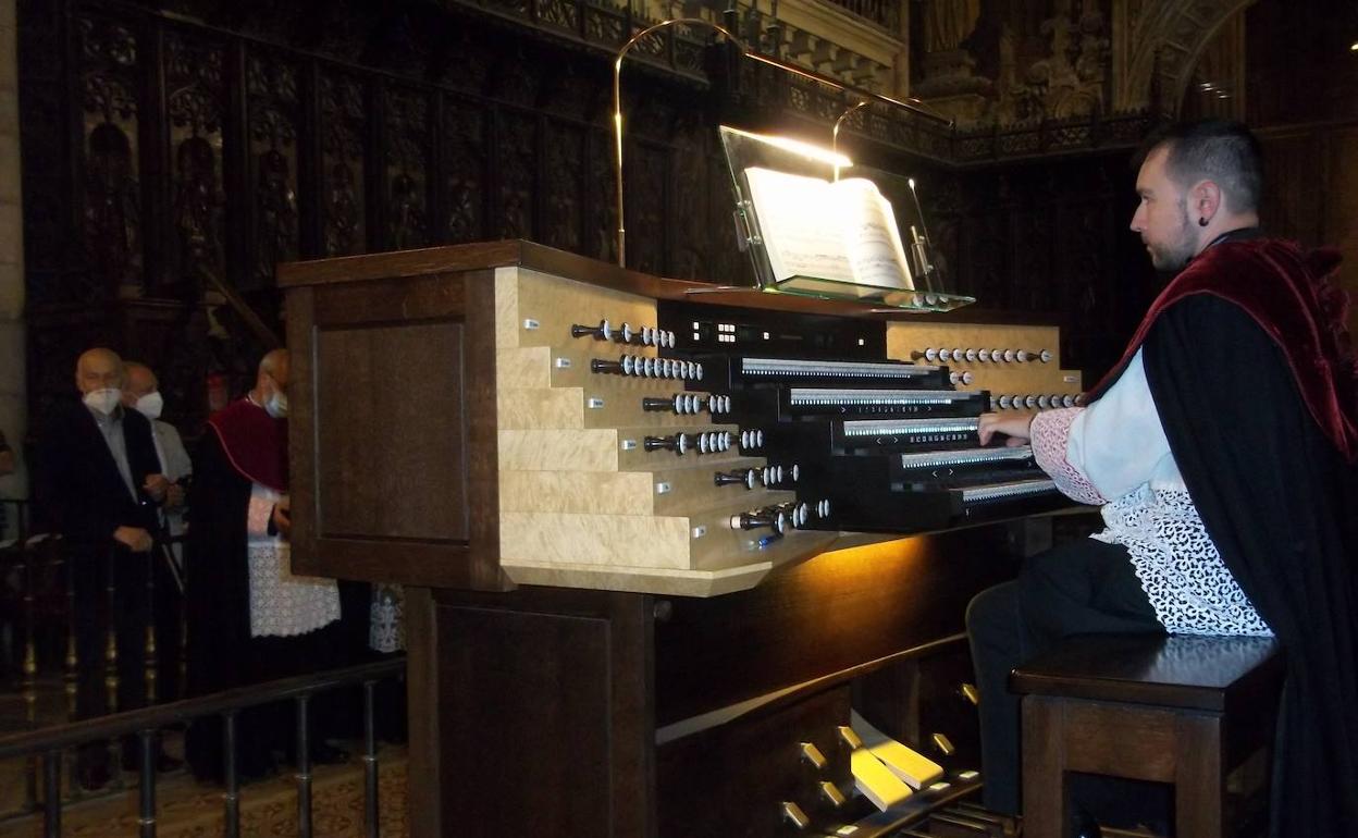 Francisco Javier Jimñenez, nuevo organista de la Catedral. 