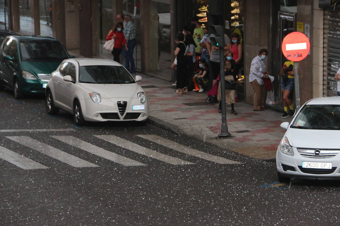 Fotos: Granizada en León