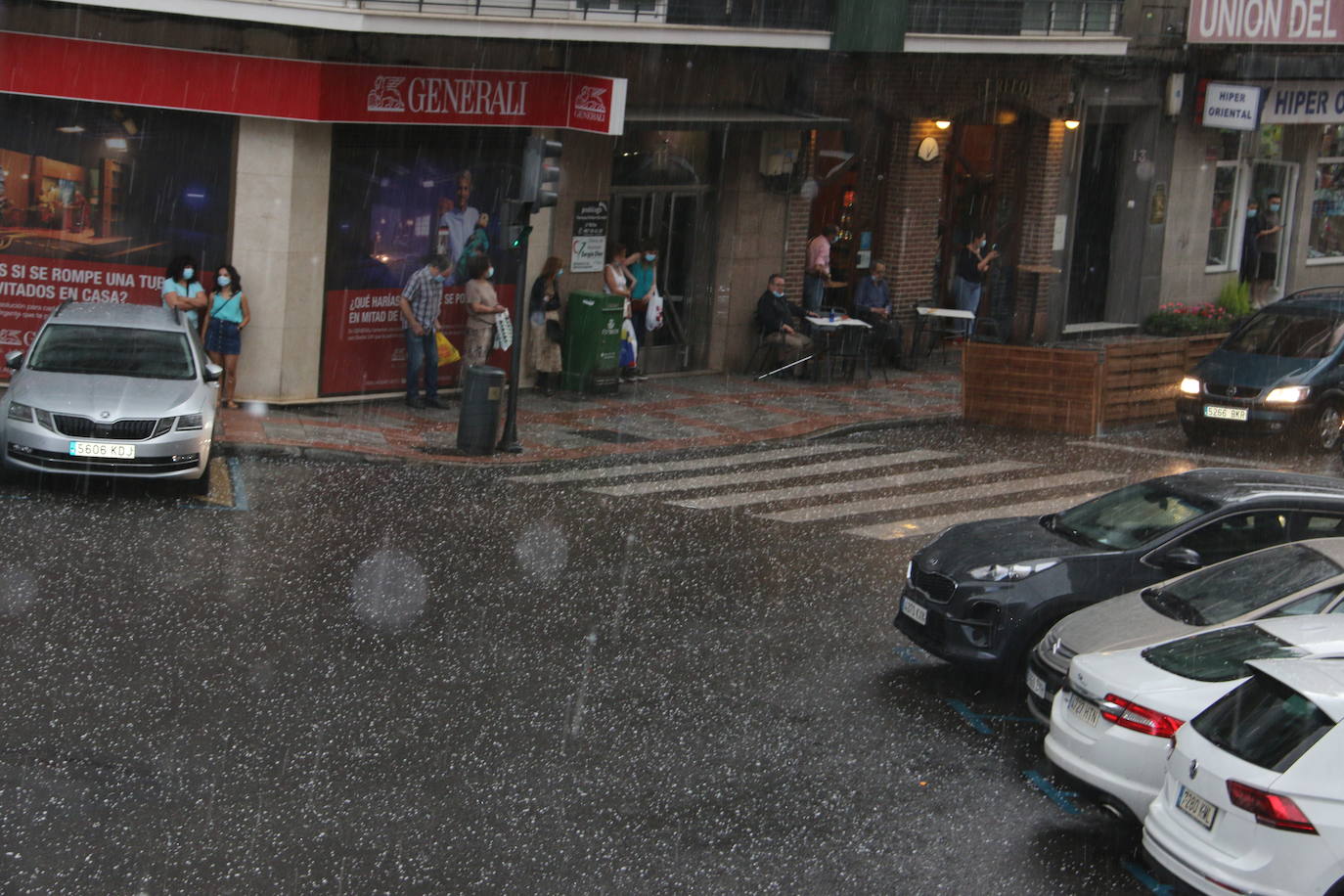 Fotos: Granizada en León