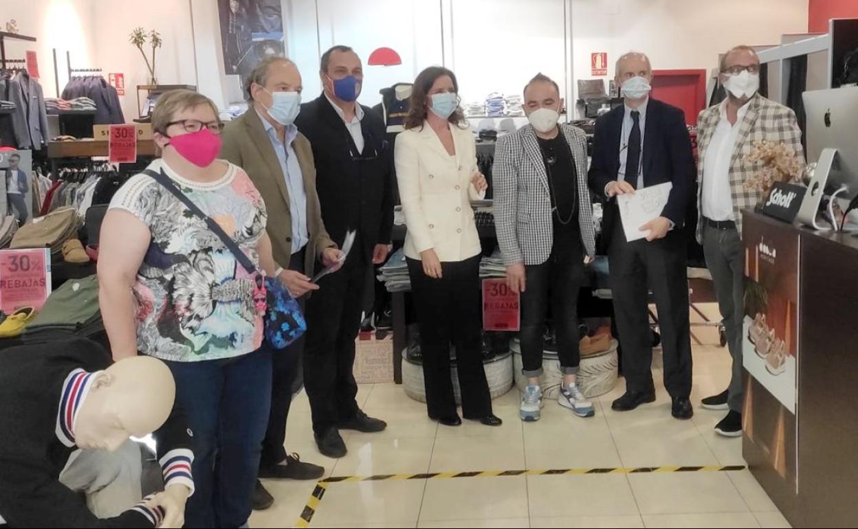 La consejera, este viernes, durante el encuentro con la asociación Templarium.