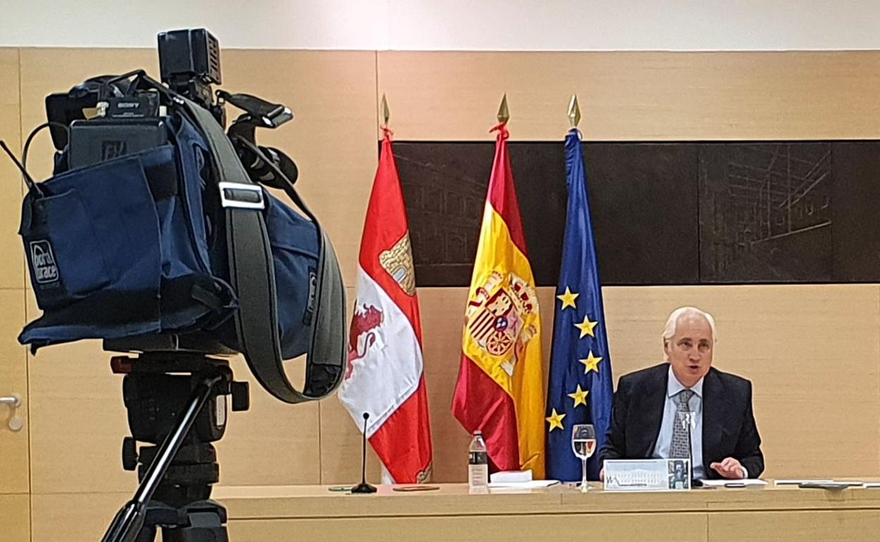 José Luis Concepción, durante la rueda de prensa de este viernes.