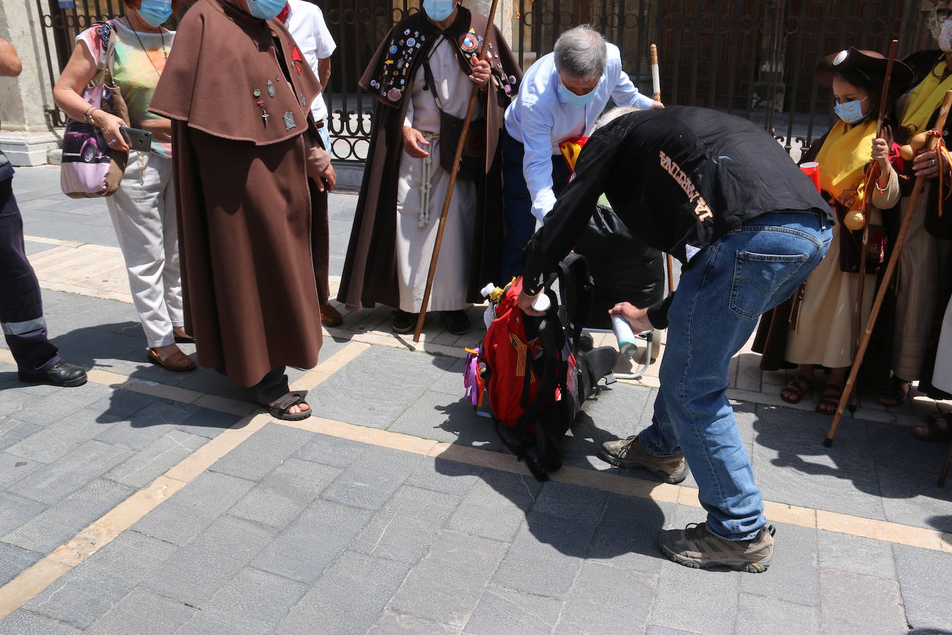 Fotos: La Luz del Camino llega a León