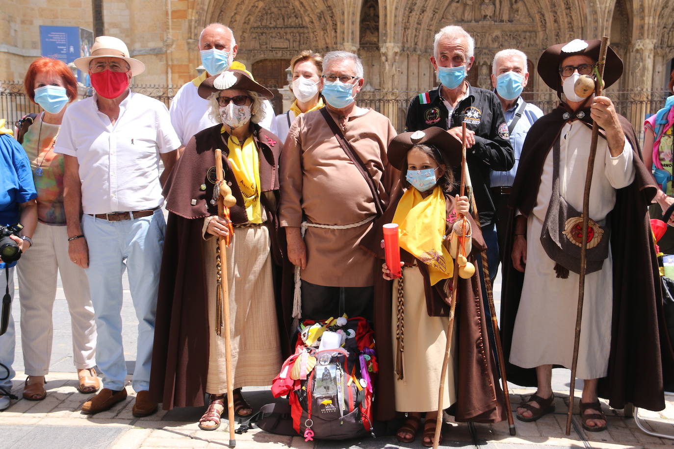 Fotos: La Luz del Camino llega a León