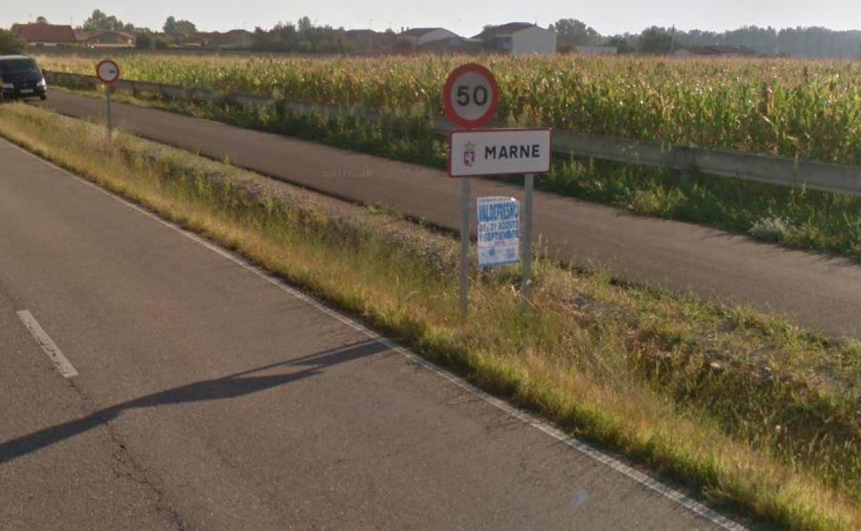 Imagen de entrada a la localidad. 