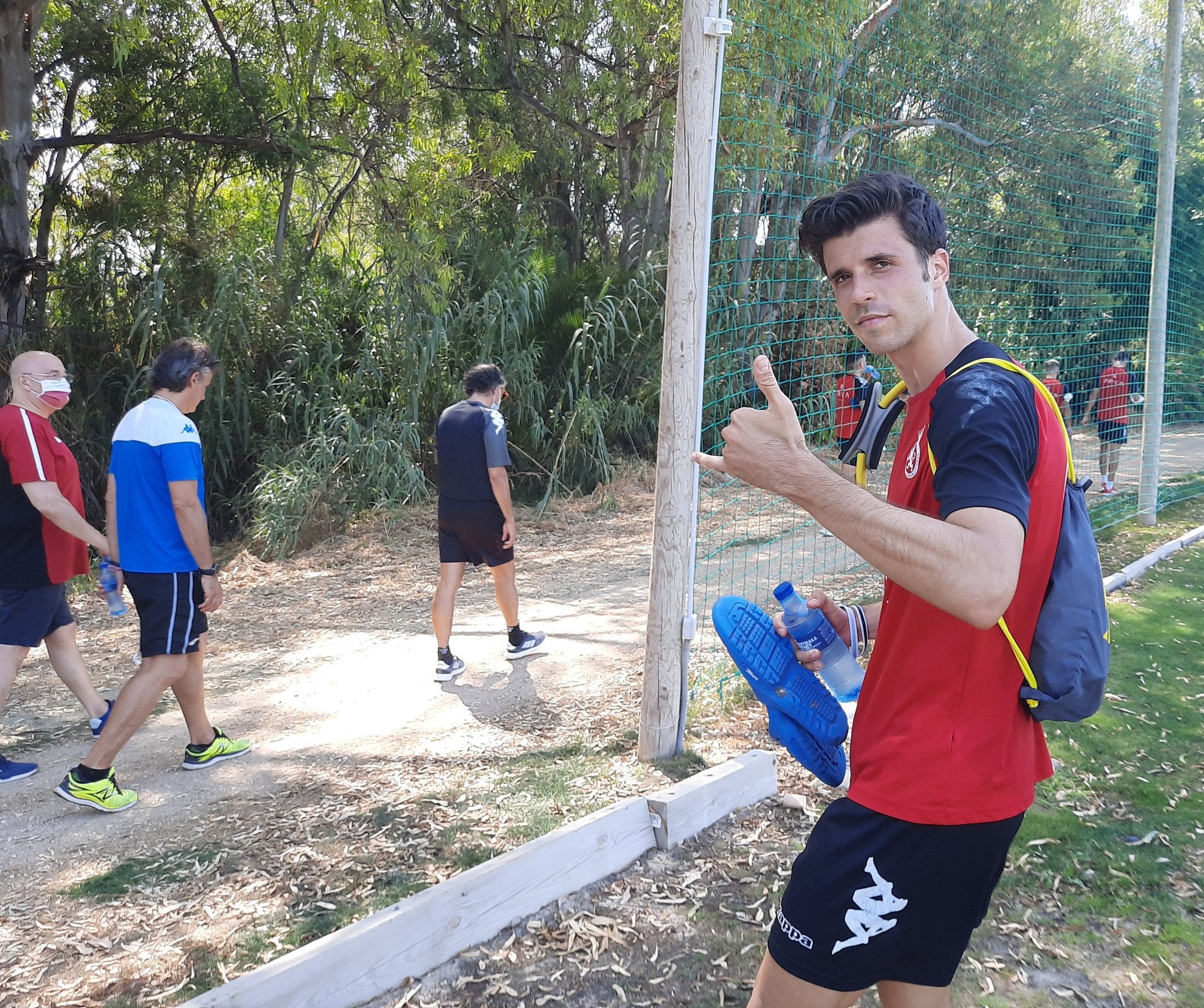 La Cultural sigue con sus entrenamientos en Marbella a la espera de su primer partido.