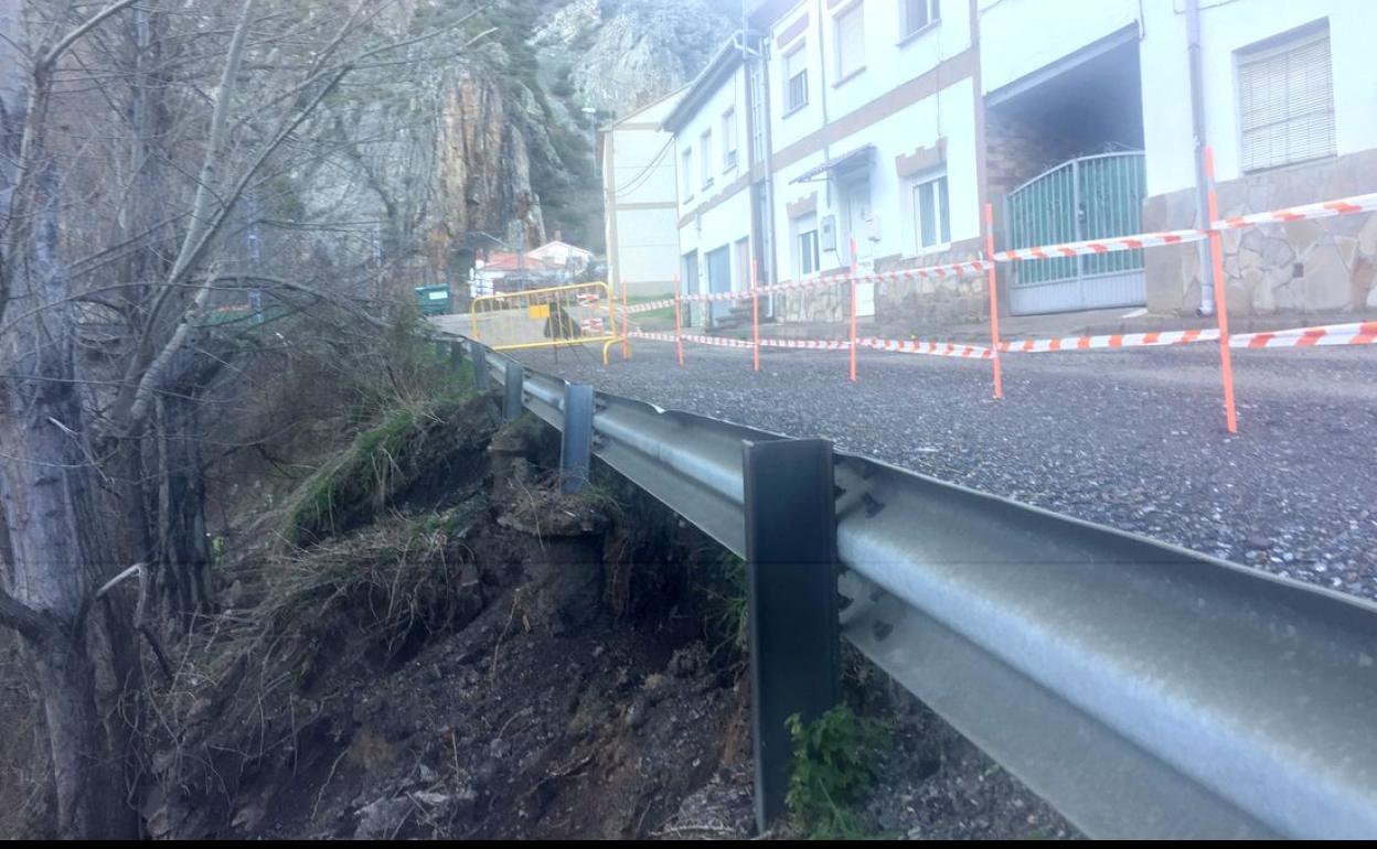 Imagen de la calle Salinas, 'comida' por el efecto de río.