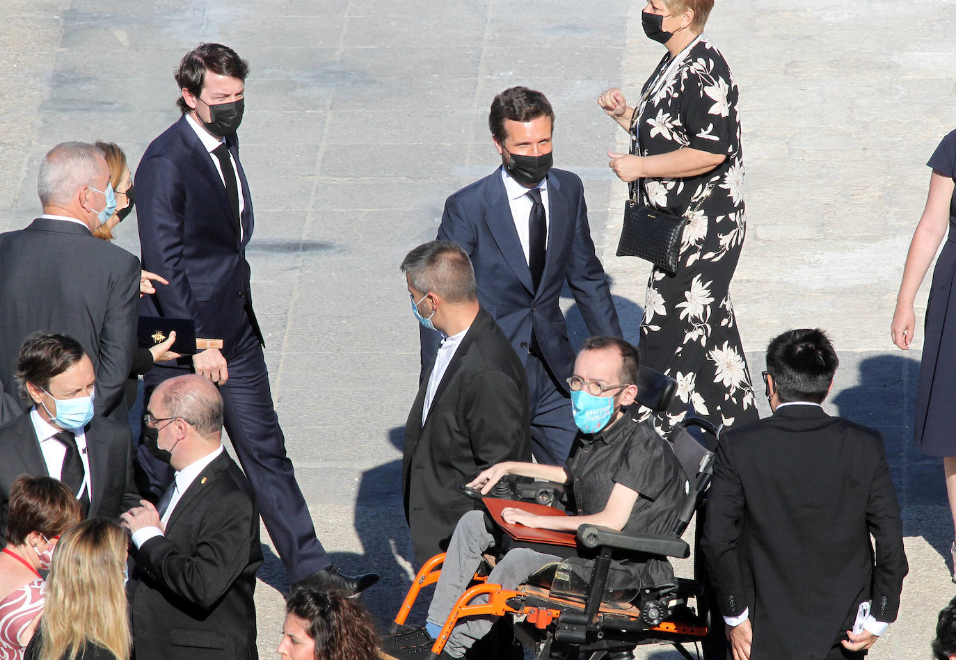 Homenaje de Estado a las víctimas de la Covid-19. Han tomado la palabra Felipe VI, una sanitaria y el hermano del periodista José María Calleja, fallecido por el coronavirus. 