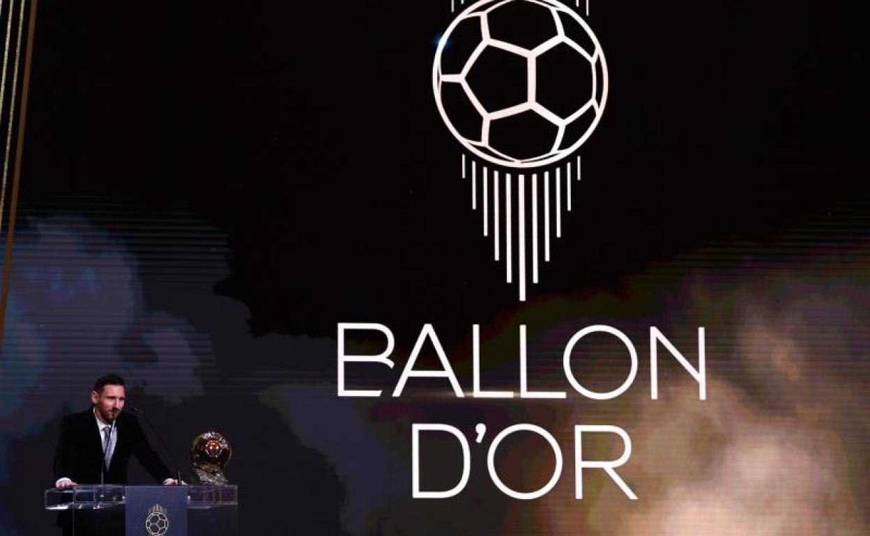Leo Messi, en la última gala del Balón de Oro. 