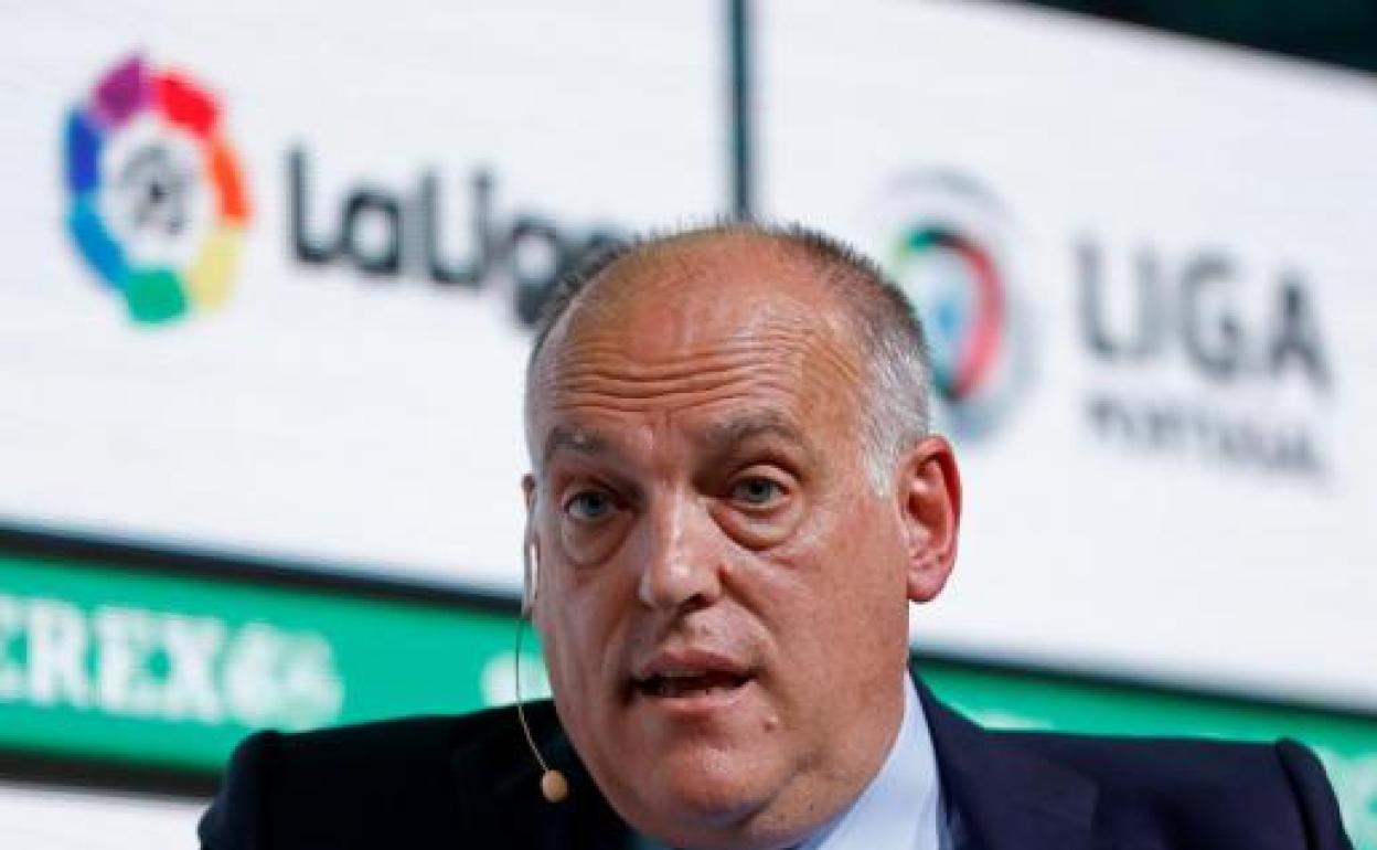 Javier Tebas, presidente de LaLiga. A