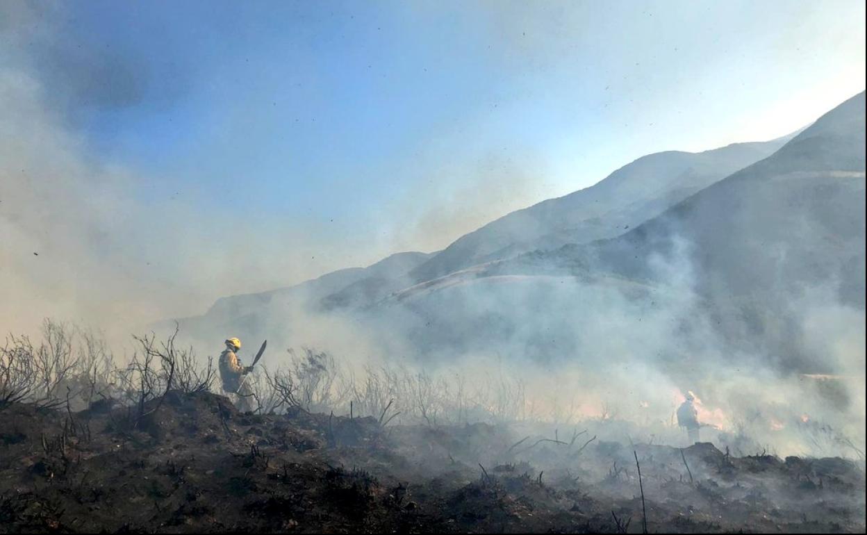 Incendio de Balboa, ya extinguido.