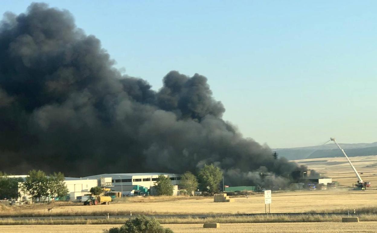 Incendio en Ávila.