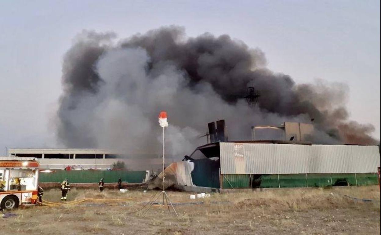 Incendio en Ávila.