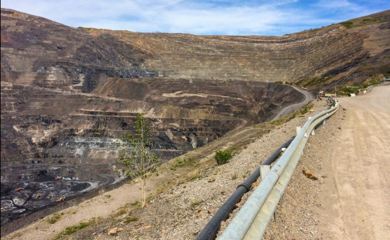 Imagen de la 'corta Pastora' donde se centrará la actividad extractora.