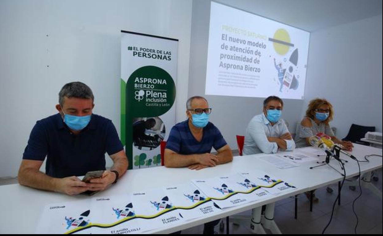 Presentación de la nueva red de centros de barrio de Asprona Bierzo,.