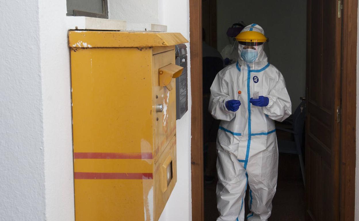 Pruebas PCR en Oencia.