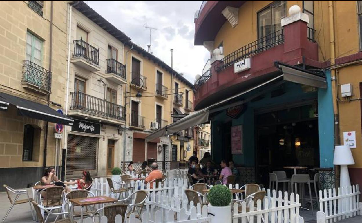 Imagen de Aranda ya con la entrada y salida al municipio restringida.