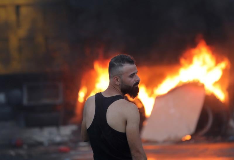 Fotos: Jornada de protestas contra el Gobierno en Beirut