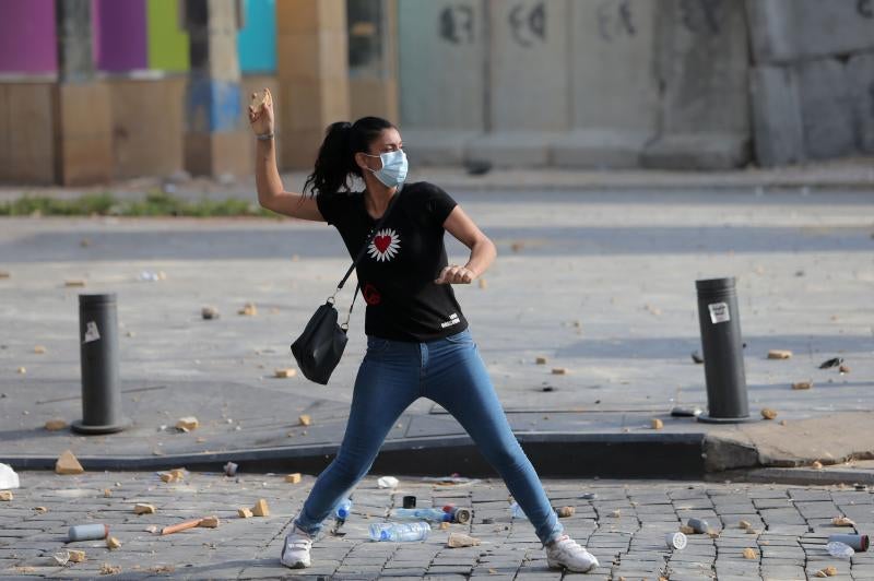 Fotos: Jornada de protestas contra el Gobierno en Beirut