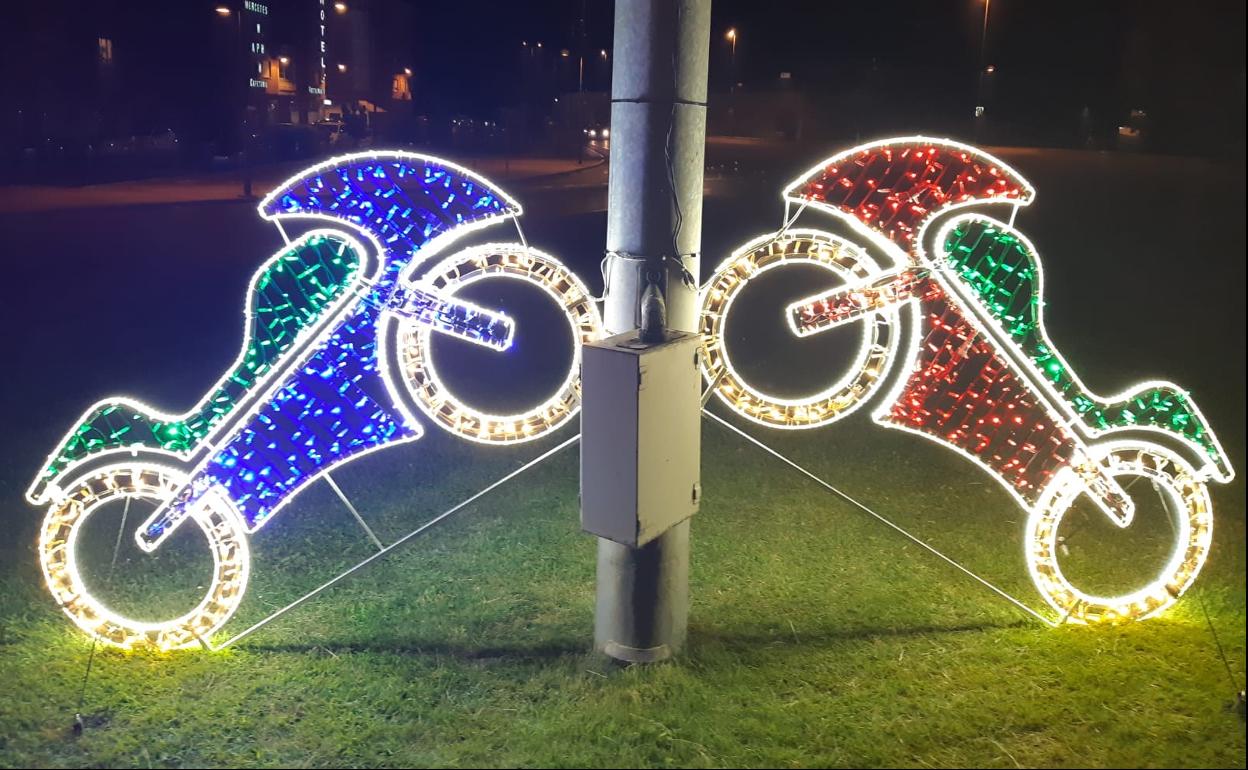 Imagen de una parte de la iluminación.