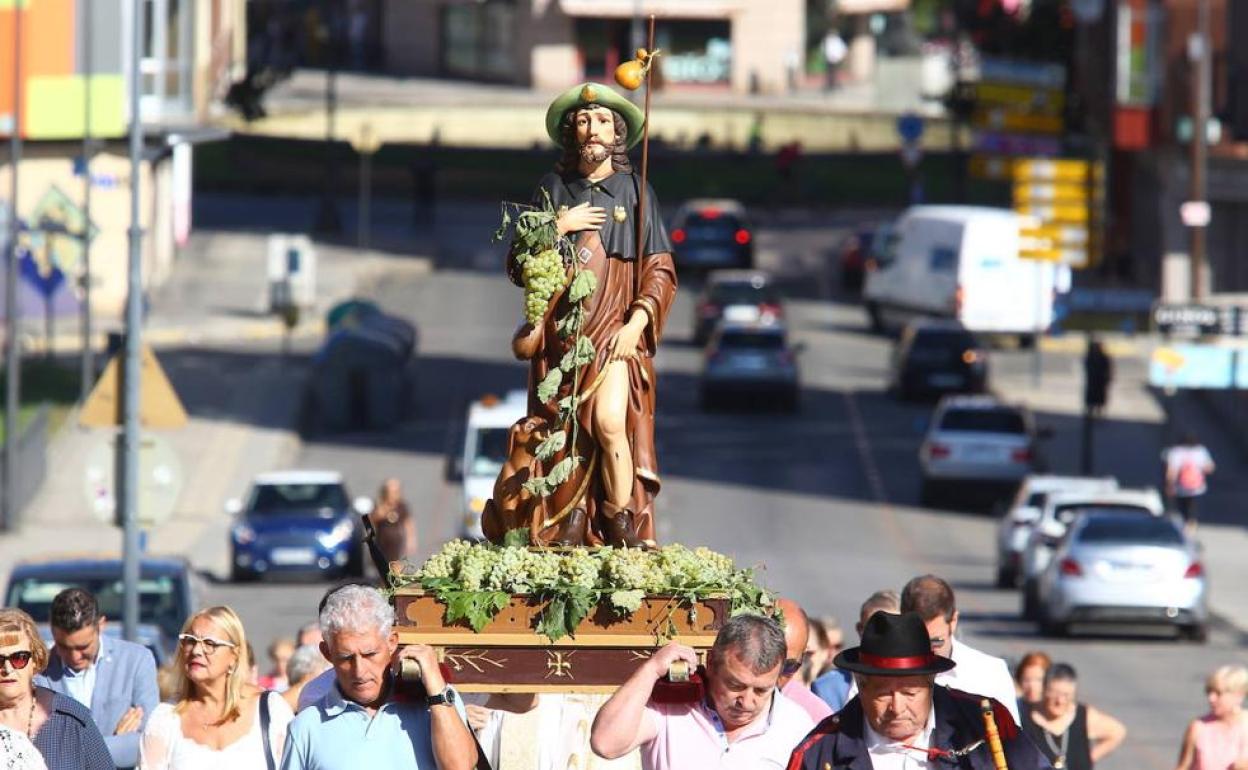 Imagen de la procesión del pasado año. 