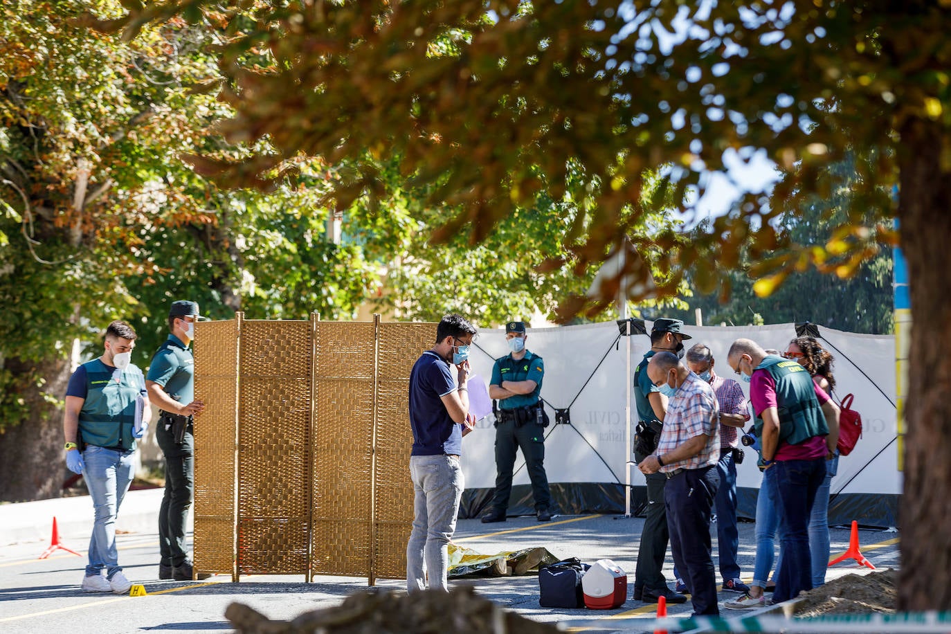 Fotos: Crimen de violencia de género en La Granja de San Ildefonso