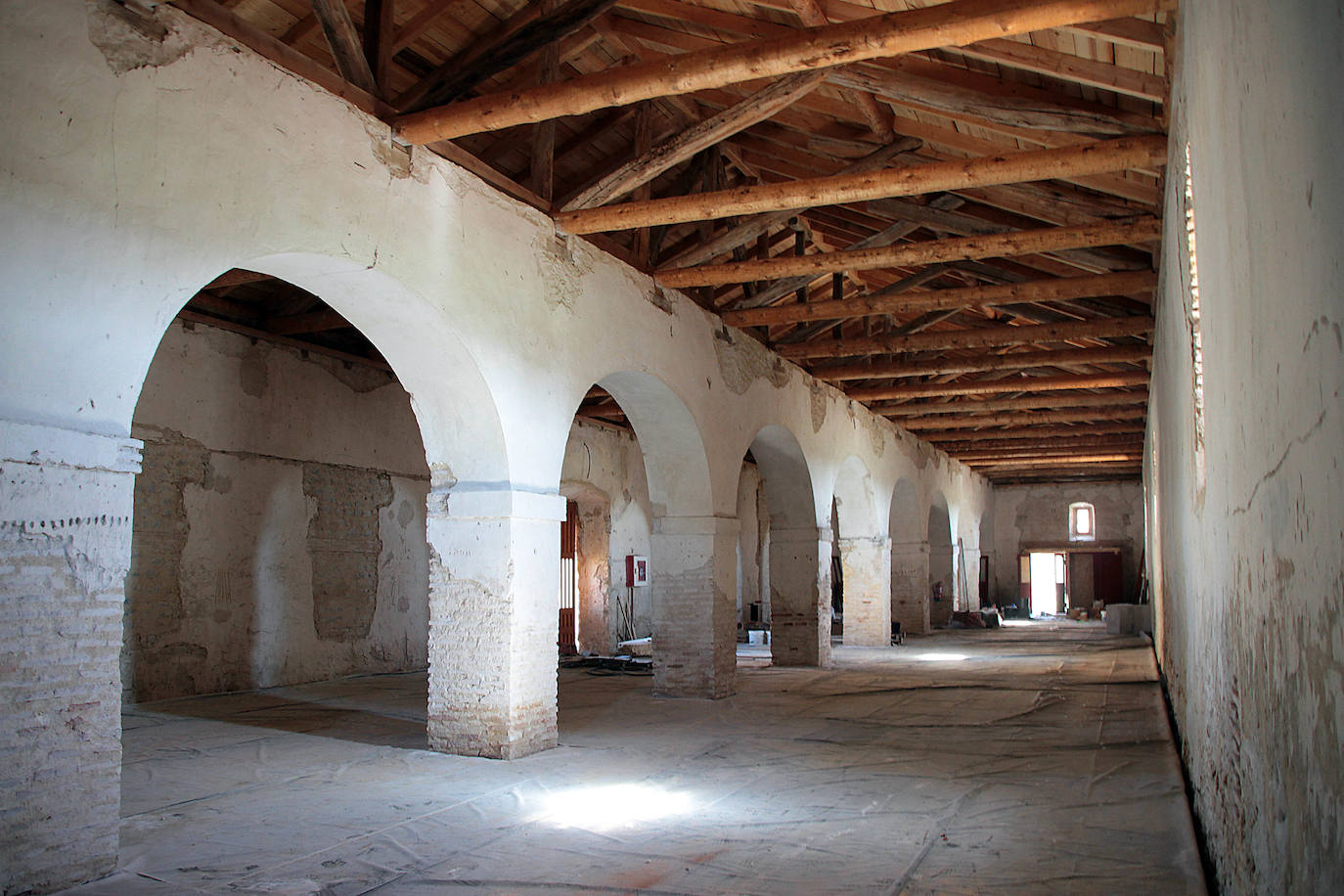 Fotos: Restauración de la Panera del Monasterio de Santa María de Sandoval