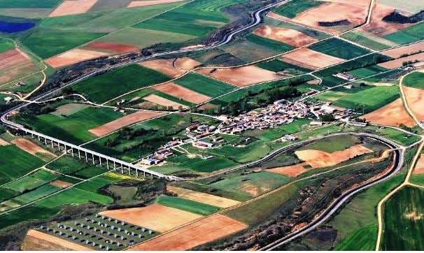 Imagen aérea de Valdepolo.