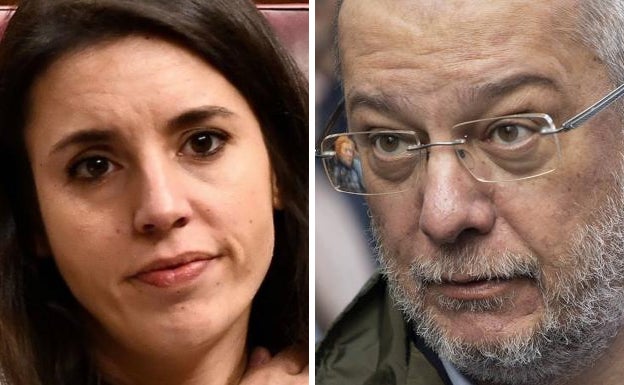 Irene Montero y Francisco Igea. 
