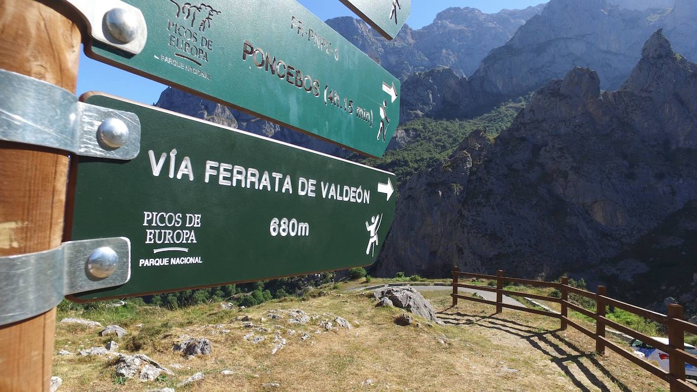 Ruta del Cares en Picos de Europa. 