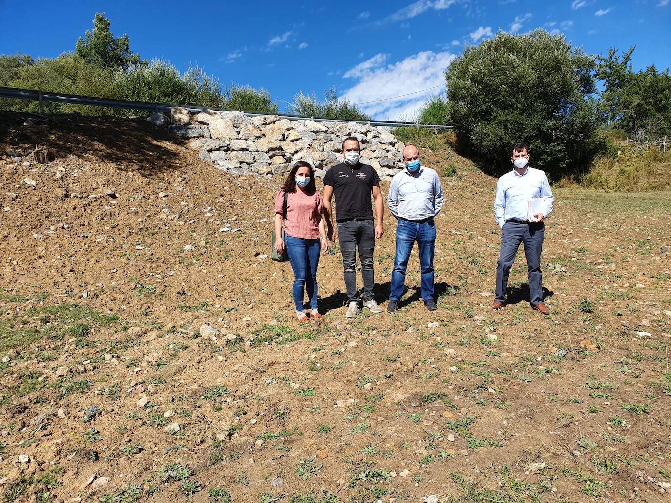 Fotos: Obras de emergencias en carreteras de la Diputación