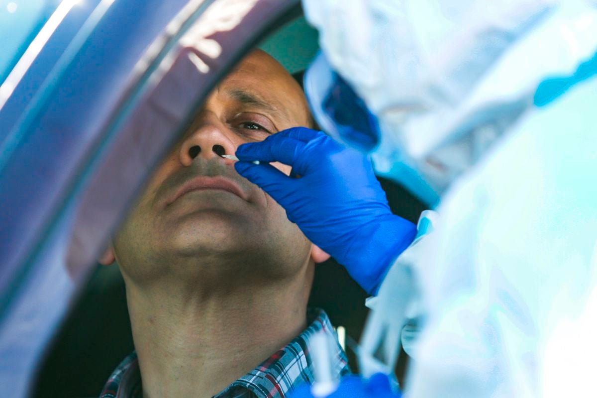 El parking de Clarés acoge desde este martes a los pacientes que requieran pruebas de detección del coronavirus.