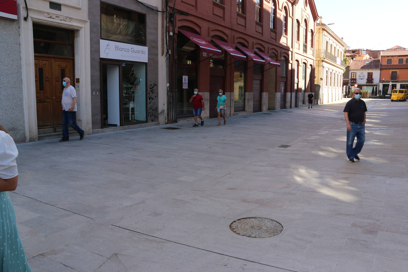 El alcalde de León visita las actuaciones en Arco de Ánimas y Legio VII.